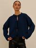 2025 Autumn/Winter Casual Loose Cardigan: Solid Color Knitted Sweater for Women