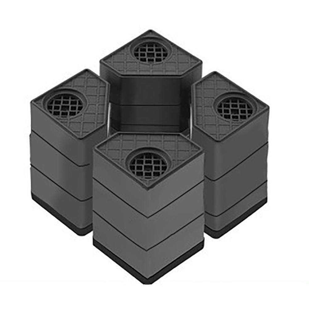 Height Increase Pad Refrigerator Foot Pad Household Appliance 9*9*11.5cm Height Lift Durability Assurance Easy Installation