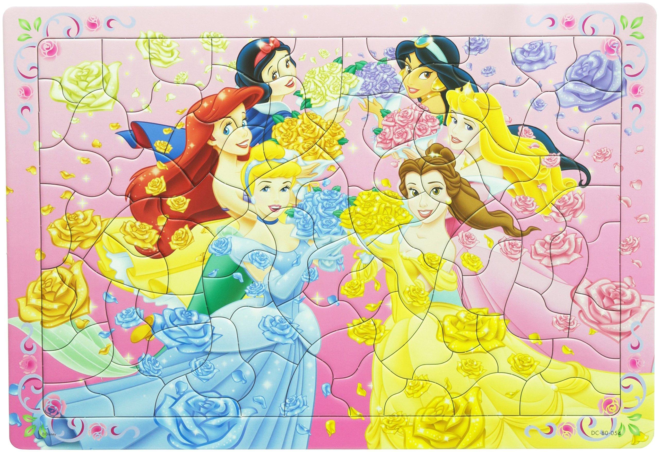 

Tenyo Children s Puzzle, Disney Princess Flower Princess, 80-Piece Children s Puzzle DC-80-054, Coat with Storage Cover, Ages 5 and Up