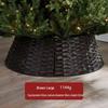 Hand-Woven White Nordic Christmas Tree Surround Fence