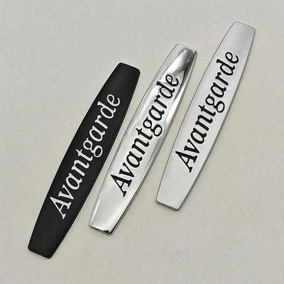 3D Avantgarde Emblem Badge Car Side Fender Decal Sticker For Mercedes Benz W204 W212 W211 W203 C E Class Styling Accessories