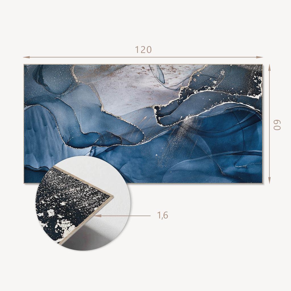 Panel Winylowy Samoprzylepny Idealny Do Wnętrz Nowoczesnych 120X60 Cm Abstrakcyjny Wzór Falisty