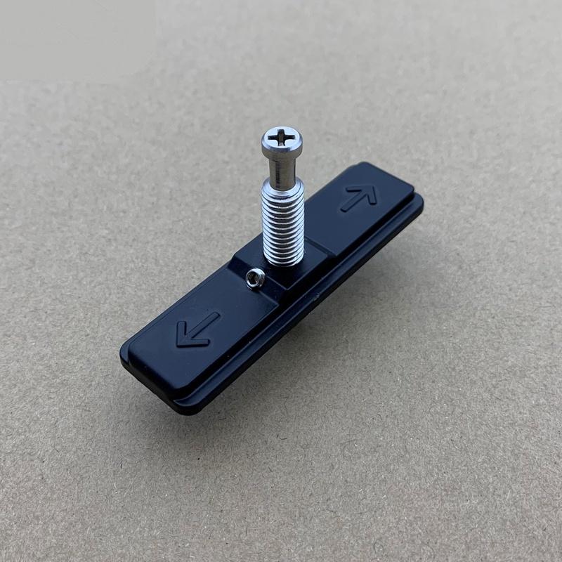 Aluminum Alloy Kitchen Balcony Sliding Buckle Lock Seat Screw Sliding Window Lock Seat Lock Nail Accessories