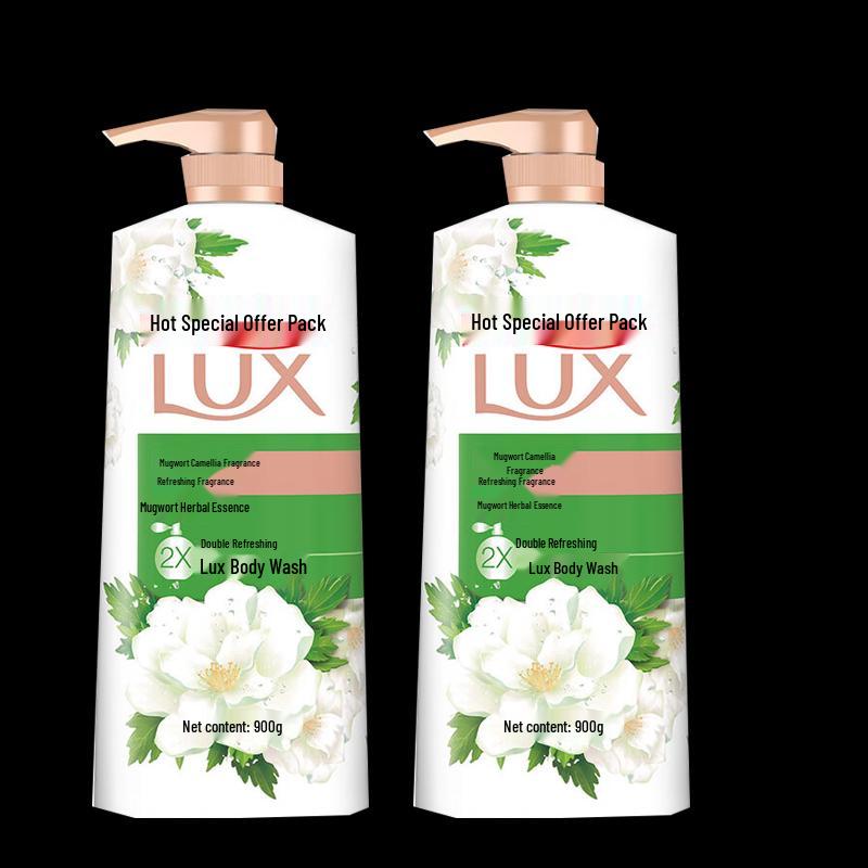 Lux Invigorating Mugwort & Camellia Shower Gel (2x900G)