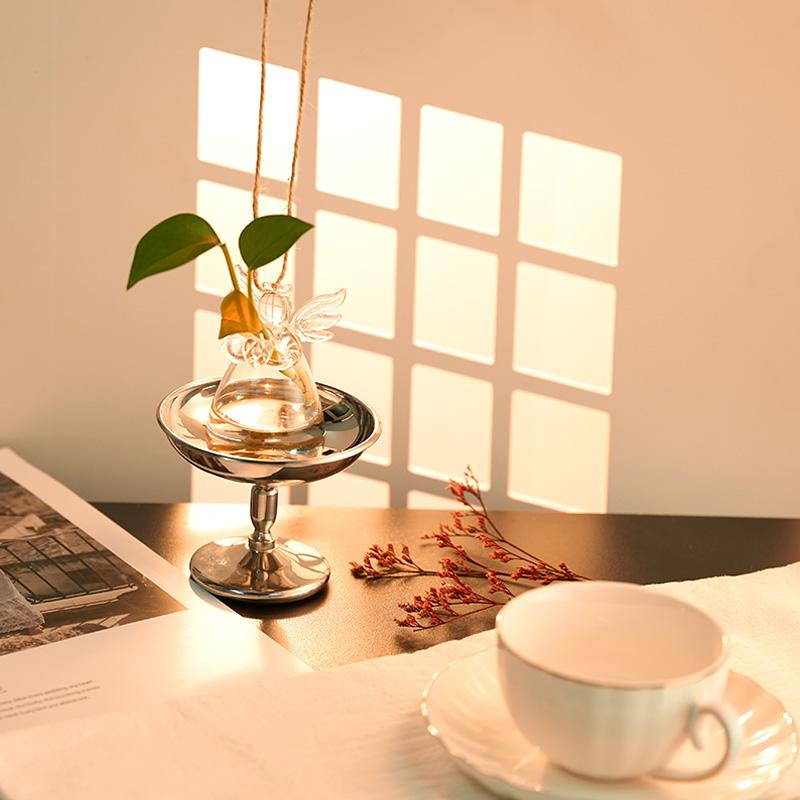 1 STÜCK Engel Hohe Qualität Hydroponische Blumenvase Handgefertigte Glasvase DIY Hausdekoration Kreativ Transparent