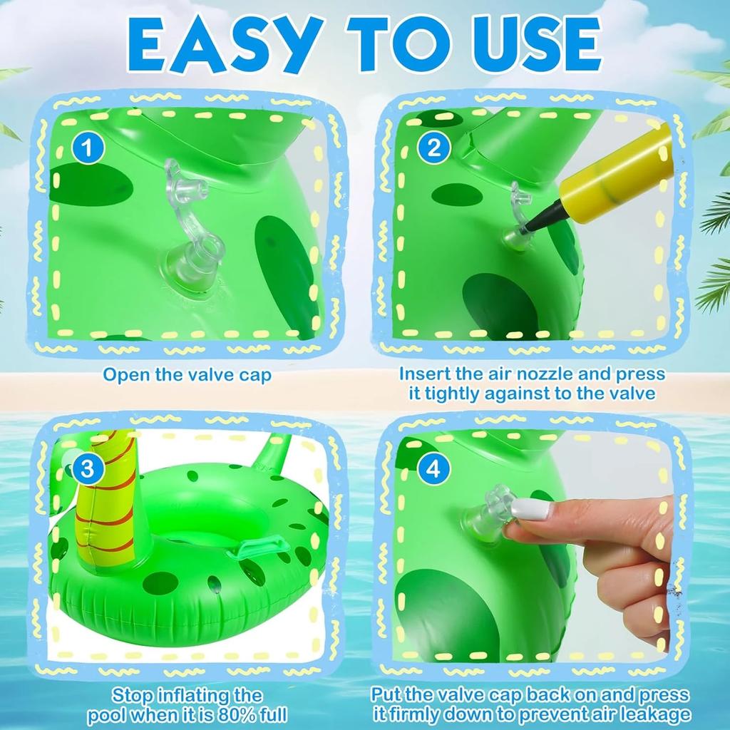 Sommer Schwimmring Tier Aufblasbares Poolspielzeug für Jungen Mädchen PVC Tierform Outdoor Wasserparty Aufblasbare Schwimmhilfen Sitz