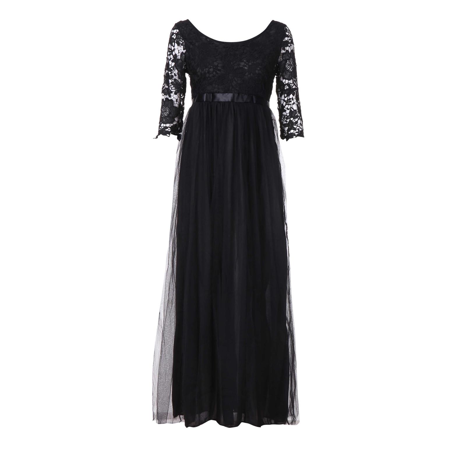 

Женское шифоновое длинное платье для подружки невесты макси, вечернее платье для выпускного вечера, кружевное длинное платье