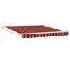 Retractable Awning Orange and Brown 300 X 250 Cm