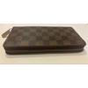 Used LOUIS VUITTON Damier Long Wallet Round Zipper