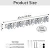 Wall Mounted Rack Space Saving Brooms Organizer Storage Solution for Bathroom