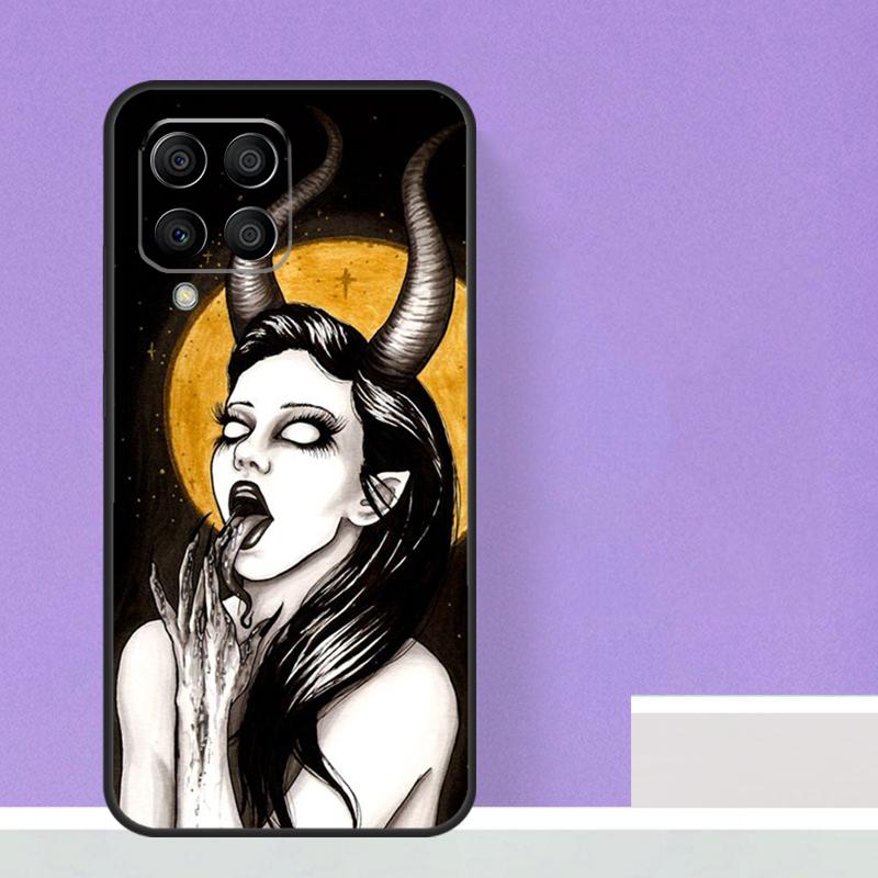 Devil Woman Case For Samsung Galaxy M21 M31 M15 M55 M56 M36 M16 M06 M13 M33 M53 M12 M32 M52 M14 M34 M54
