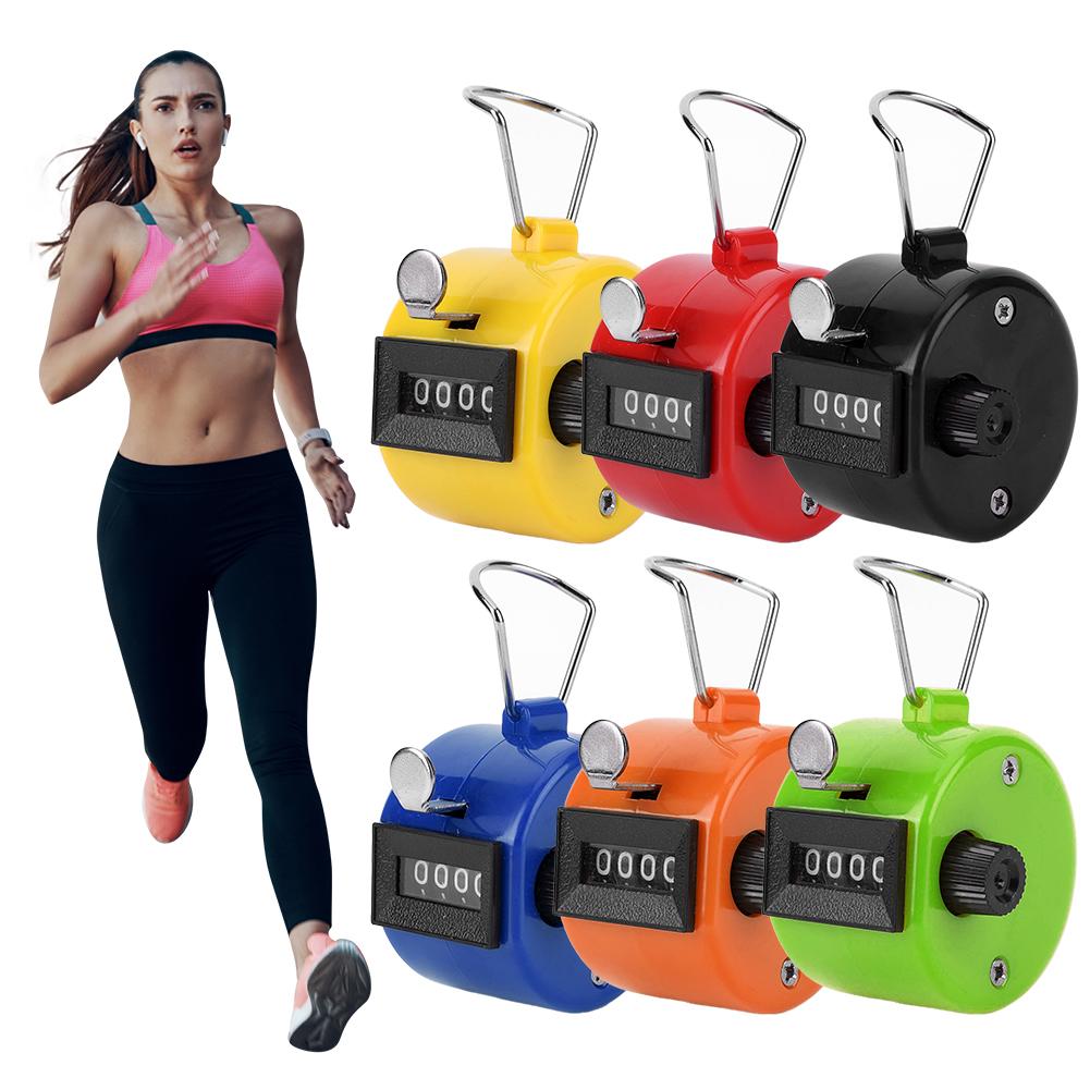 Handheld Tally Counter 4-Digit Number Count Clicker Counter Hand Mechanical Counters Clickers for Coaching