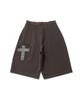 Isjabaibeu Cross Pocket Bermuda Pants - Charcoal
