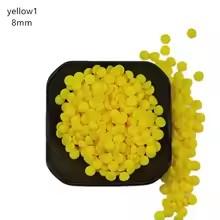 6-12mm Semi Circular Acrylic Flatback Plastic Beads Matte Multi-color Customizable Color Clothing Accessories Beads