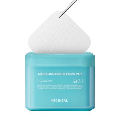 MEDIHEAL OFFICIAL Square Facial Toner Pads 100P 170ml Blemish Pads Wipe Pads Skin Care Korean Cosmetics (Madecassoside)