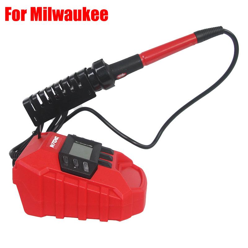 Portable Rapid-Heat Soldering Iron Compatible with For Makita/Milwaukee/Bosch/DW 18/20V Lithium Battery Cordless Soldering Iron