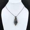 Black Rutile Pendant Copper Wire Wrapped Pendant Dainty Gemstone Pendant Designer Copper Jewelry Handmade Pendant Wire Wrap Jewelry For Gift