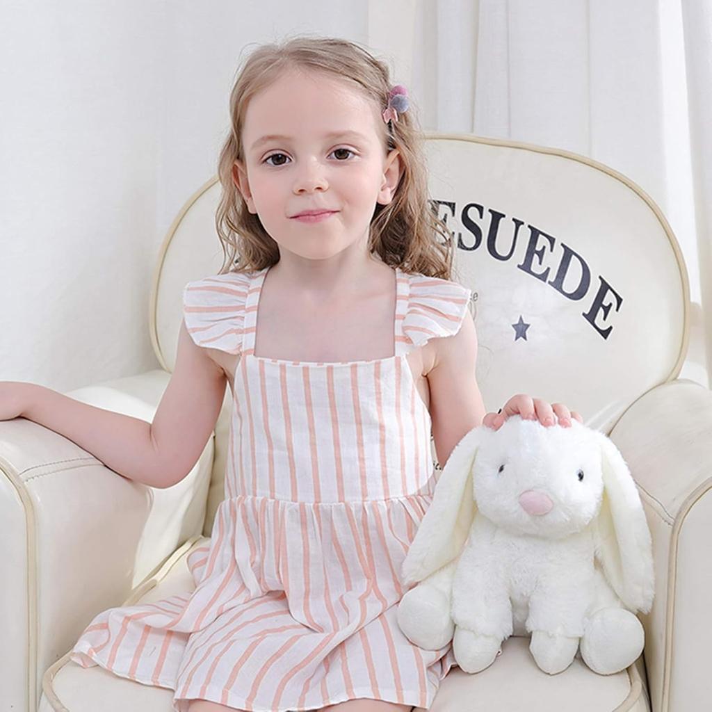 Apricot Lamb Cream Bunny Plush Toy for Kids, Soft and Cute, Fluffy Cream Bunny for Girls and Boys, 20cm