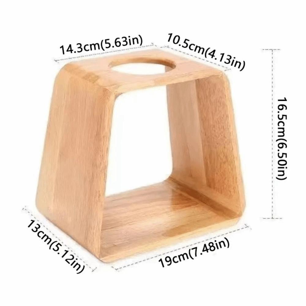 Solid Wood Filter Cup Holder Vintage Filters Rack Portable Coffee Holder  Restaurant