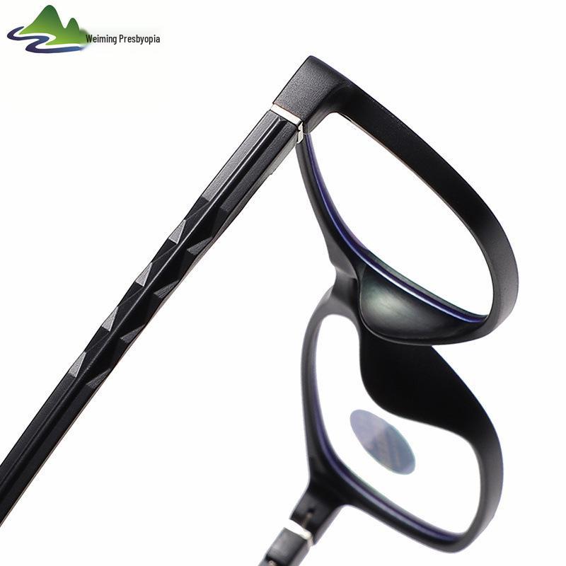 Anti-Blue Light Oval Frame Reading Glasses with TR Coating