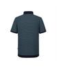 Dagseusyeocheu Two-Tone Jacquard Short Sleeve Collared Knit Navy_Dls1Swts105N1