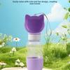 Multi-functional Cat Ear Shaped Pet Water Bottle 2 In 1 Dog Water Bottle Drinking Bowl  Camping