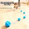 Bite-resistant Bouncy Ball High Elasticity Kitten Toy Cat Toy Supplies  Self-pleasure Relief