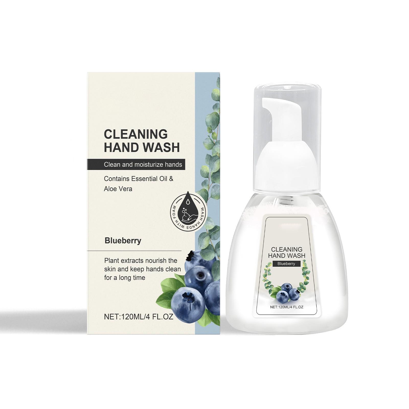 

Увлажняющее жидкое мыло-пузырь для рук с ароматом, делает руки мягкими и чистыми, не содержит силикона и парабенов, содержит натуральные ингредиенты, 120 мл One Size синий