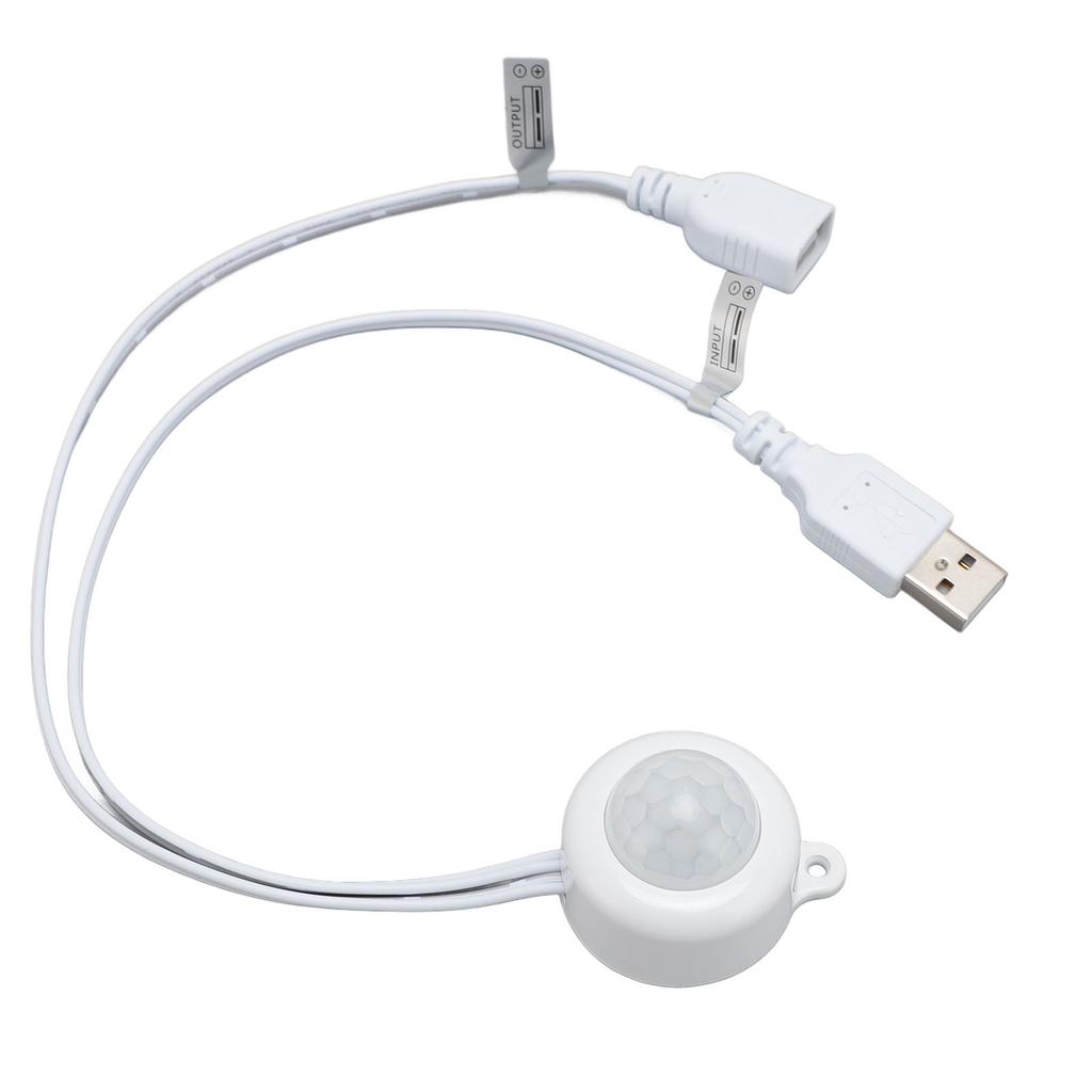 PIR Motion Activated Sensor USB Interface Plug and Play 5V To 24V Infrared Sensor Controller for Light Control