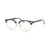 Eonadeoluteu Titanium Eyeglass Frames Elite Square Browline Retro Metal Combination