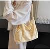 New Chinese style women's embroidered letter non-woven zipper crossbody bag  small  fresh  versatile  light  shoulder bag