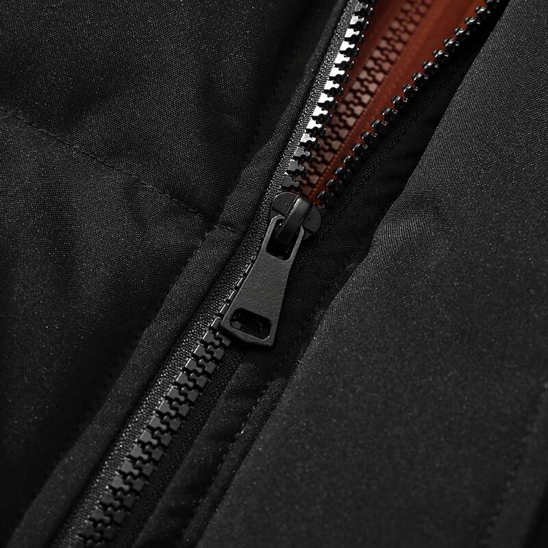 Men's Hooded Faux Two-Piece Padded Jacket