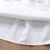 Girls Summer Dress Children's Clothing Western Style Bow White Vest Skirt