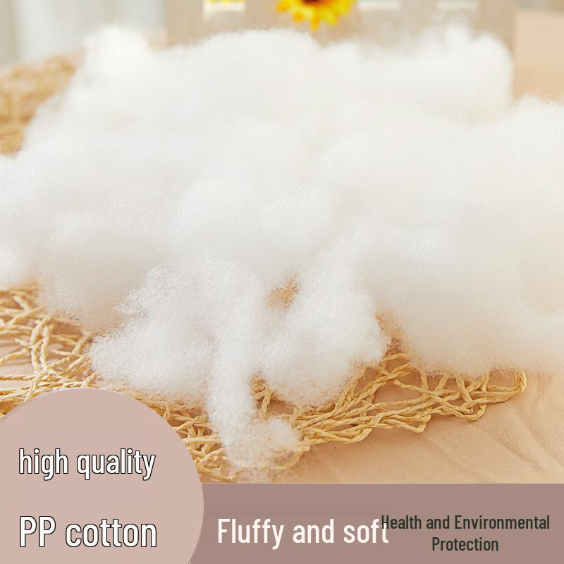 Handmade PP Cotton Pillow Core: Fluffy, High-Elastic Silk Fiber Filling for Cushions and Dolls