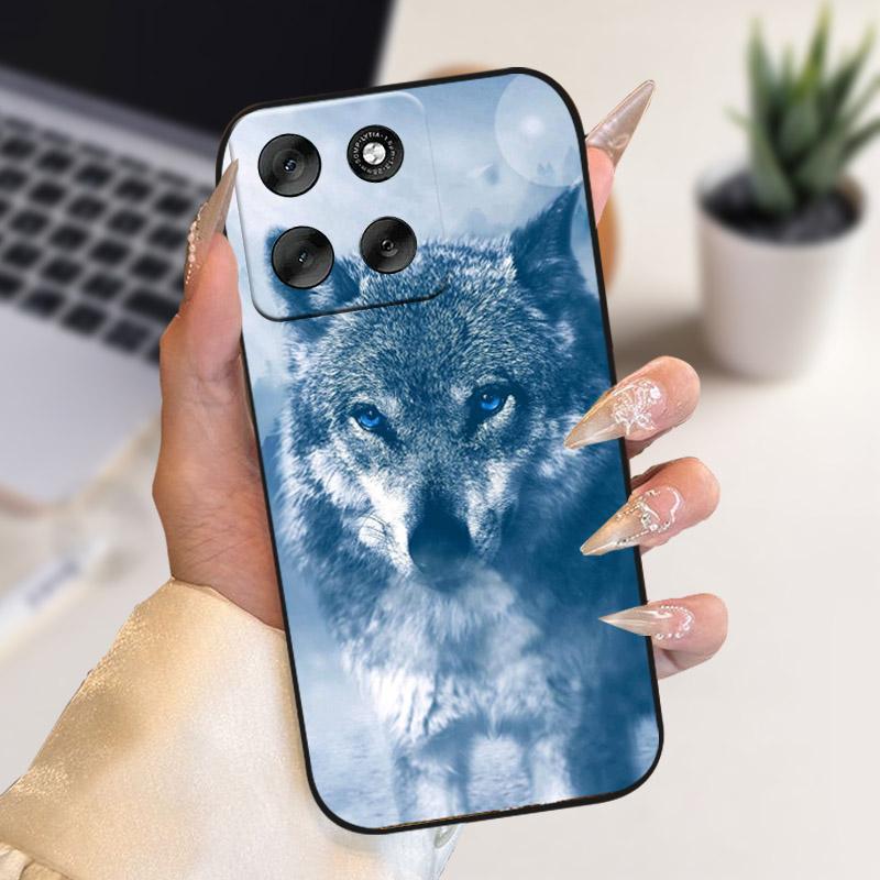 For Motorola Moto G56 5G MotoG66j MotoG66y Case Animals Painted Silicon Soft TPU Bumper For MOTO G66j G66y MotoG56 Protect Cover