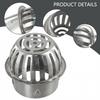 Stainless Steel Balcony Roof Round Large Displacement Anti-blocking Floor Drain