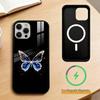 Glow In The Dark Butterfly   Phone Case For iPhone17,16,15,14,13,12,11 Plus,Pro Magnetic For Magsafe Wireless Charging
