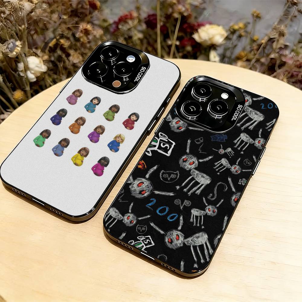 Singer Rapper D-Drake Phone Case For iPhone 17,16,15,14,13,12,11 Plus,Pro Max,XS,Colorful Silver Black Cover