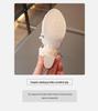 Girls' Pearl Bow High-Heel Sandals - Versatile and Fashionable Princess Shoes for Summer and Dance Performances