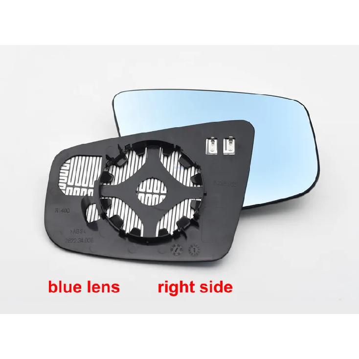 For Buick Lacrosse 2009 - 2015 Car Accessories Side Rearview Mirrors Lenses Rear View Mirror White Blue Glass Lens with Heating