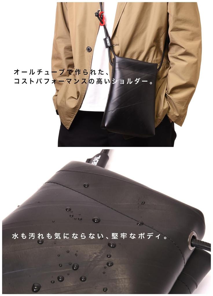 Leather Cord Shoulder Mini Shoulder Crossbody Genuine [Seal] Bag, Sacoche, Men's Bag, Small, Lightweight, Waterproof, Bag, Cost-Effective, Leather,