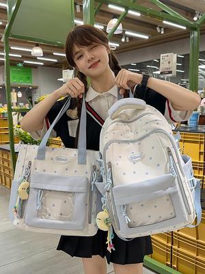 2025 Large Capacity Cute Lightweight Student Backpack - Double Shoulder Bag