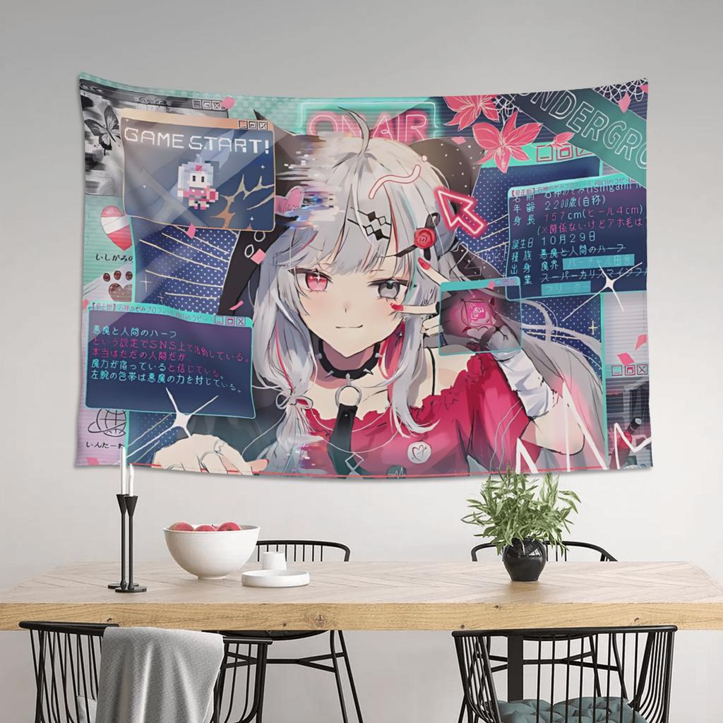 Cartoon Anime Theme Tapestry Room Decoration Home Decoration Tapestry Decor Accessories Cute Room Decor