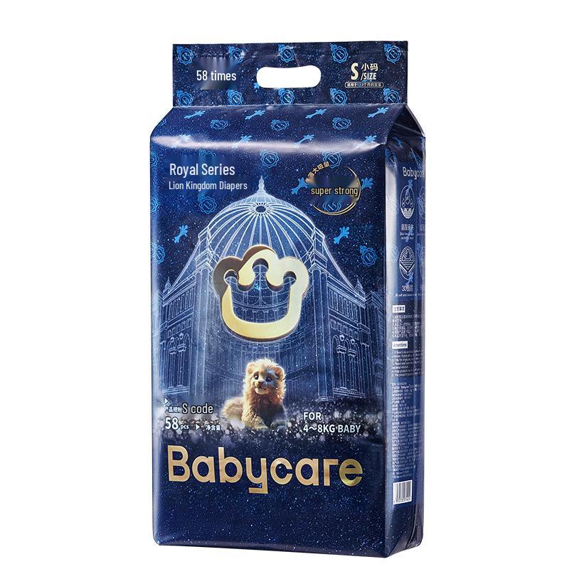 

Babycare Royal Lion Kingdom Weakly Acidic Diapers S (4-8kg)