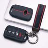 Key Fob Cover for Hyundai with Keychain Anti-Scratch Guard Shockproof Protection Soft Grip Texture Responsive Button Touch Dust Resistant Cover