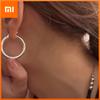 BF CLUB 925 Sterling Silver Big Round Earrings For Women Handmade Girl Sexy Fashion Trendy Jewelry Gift Party Wedding Pendientes