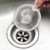 1Pcs Kitchen Sink Filter Stainless Steel Mesh Sink Strainer Filter Bathroom Sink Strainer Drain Hole Filter Trap Waste Screen