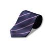 BANTS Hdr Silk Regimental Stripe Tie - Navy X Violet