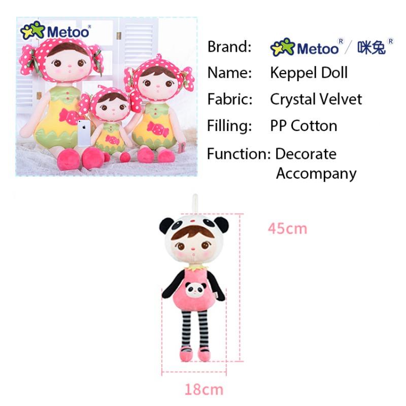 Hochwertige Metoo Keppel 45cm Cartoon Panda Koala Reh Süßigkeit Kawaii Puppe Kinder Plüsch Spielzeug Säuglingsgeschenke