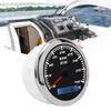 85mm Boat Pointer Tachometer Red Backlight Stainless Steel IP67   for Car Truck